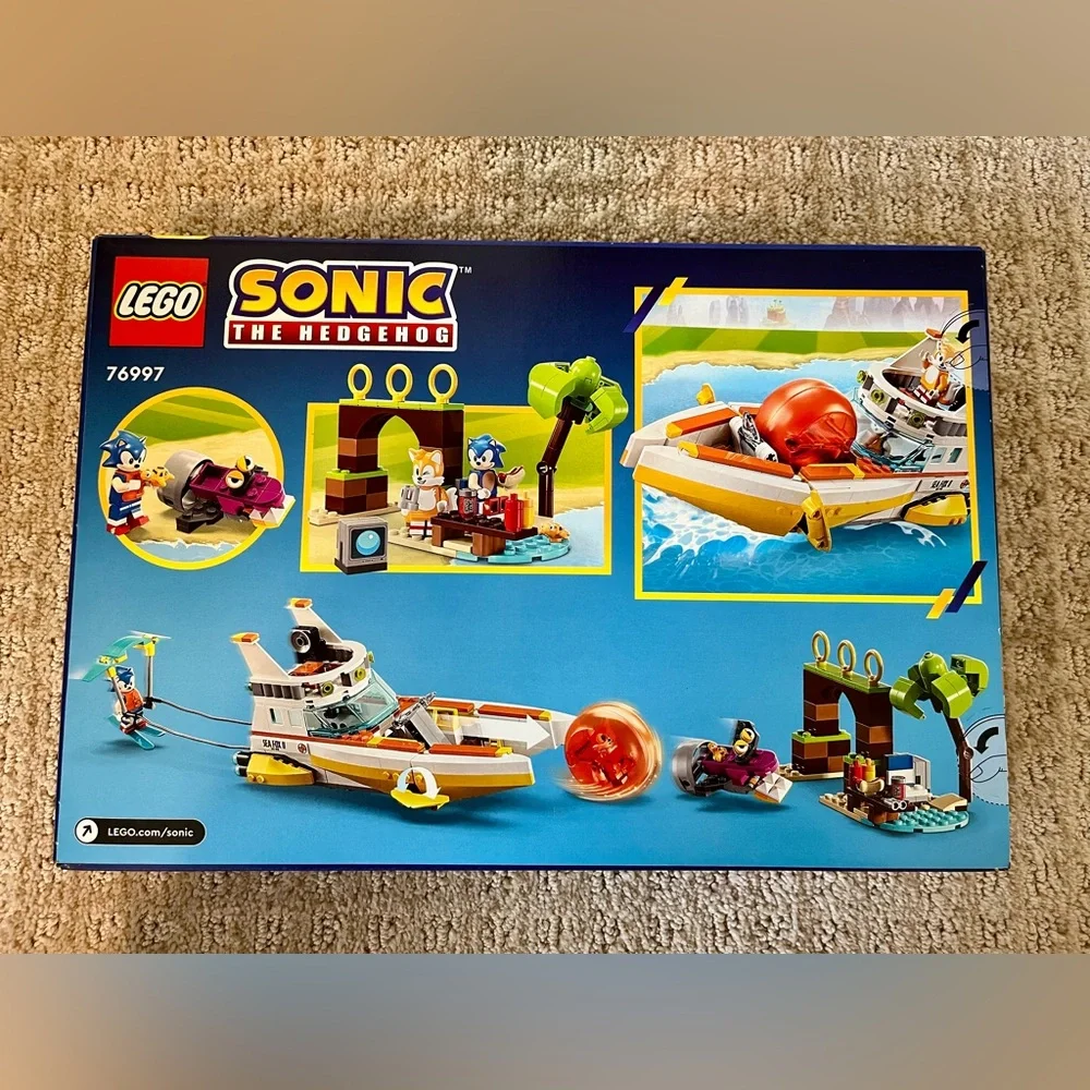 LEGO Sonic the Hedgehog Tails' Adventure Boat 76997 NEW & SEALED 393 Pieces - Picture 2 of 3
